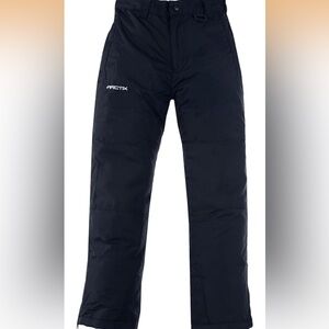 Arctix Kids Snow Pants With Reinforced Knees And Seat, Black, Medium/365/-6-7